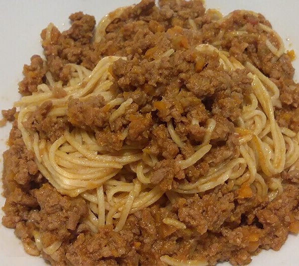 Receta Fácil de Espaguetis Boloñesa - www.coquinare.com - Dulces Recuerdos