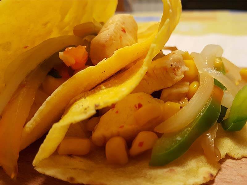 Receta Fácil de Tacos de Pollo - www.coquinare.com - Dulces Recuerdos