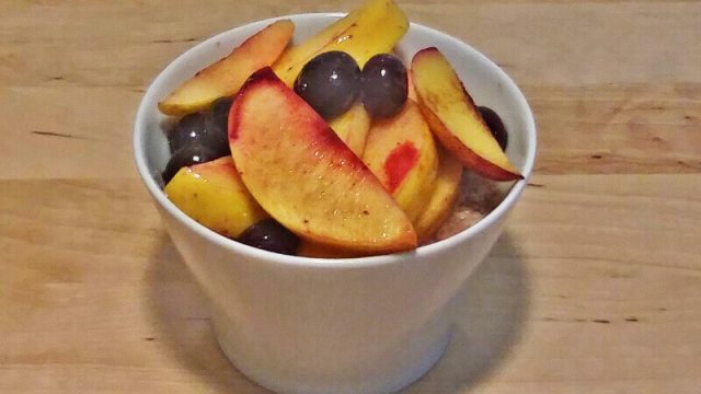 Receta Fácil de Flan de Higos con frutas salteadas - www.coquinare.com - Dulces Recuerdos