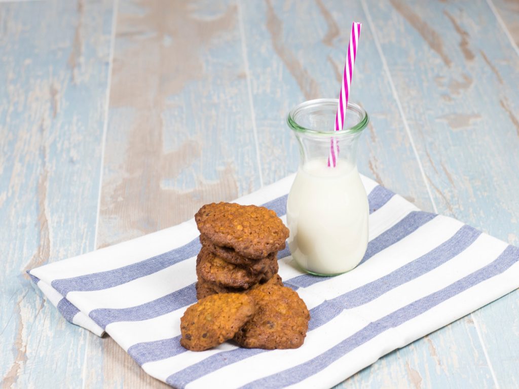 Receta Galletas de Avena y Chocolate Sin Lactosa - www.coquinare.com - Dulces Recuerdos Sin Lactosa